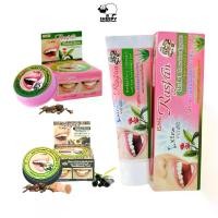 ราคา ISME Rasyan Herbal Clove Toothpaste with Aloe Vera & Guava Leaf ยาสีฟัน ราสยาน ยาสีฟันสมุนไพรสูตรกานพลู (1731363642121815571)