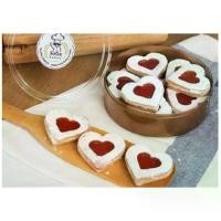 ราคา Strawberry butter Cookies ( คุกกี้รูปหัวใจ แยมสตอเบอรี่) by Felix bakery (1731502169482430042)