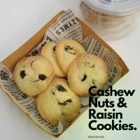 ราคา คุกกี้เนยสดเม็ดมะม่วงหิมพานต์ลูกเกด cashew Nuts & Raisin Cookies (1731743226391660789)