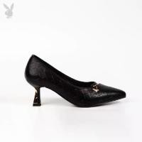 ราคา PLAYBOY รุ่น High heels (C)รองเท้าส้นสูง รหัส ST-H241C1162 รองเท้าส้นสูงดีไซน์แต่งเส้นเพชรส้นทอง มี2สี สีครีมและสีดำ (1730118665651652751)