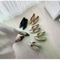 ราคา รองเท้าคัชชูผู้หญิง ส้น High Heels สูง 1.5 นิ้ว รองเท้าคัชชูหัวแหลม หนังPU CayLaShoes (B3629-2) (1730837775299020965)