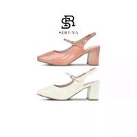 ราคา SIRENA รองเท้าส้นสูงแบบแพลตฟอร์ม สีชมพูและครีม รุ่น Platform High Heels ดีไซน์คลาสสิกและทันสมัย (1732217801173795939)