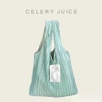 ราคา Wyllabrand กระเป๋าผ้าพลีท Celery juice (1732078228292863849)