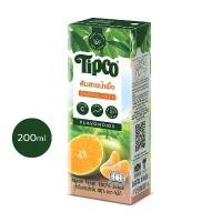 ราคา TIPCO น้ำส้มสายน้ำผึ้ง Sai Nam Phueng Orange Juice 100% ขนาด 200 มล. (1731480193292535647)
