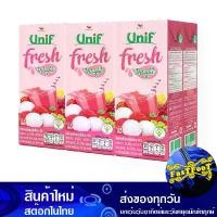 ราคา เฟรชดีไลท์น้ําลิ้นจี่ 180 มล (6กล่อง) ยูนิฟ Unif Fresh Delight Lychee Juice น้ำผลไม้พร้อมดื่ม (1730048739577793435)