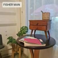 ราคา VeganValley ใช้งานได้ ตู้ไม้สักจิ๋ว ตู้ไม้สักเก่า by Fishher man (Small old teakwook cabinet) (1730877840956491889)