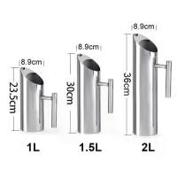ราคา Stainless steel kettle เหยือกรินน้ำสแตนเลส เหยือกรินเบียร์ 1/1.5/2L (1731536714456860383)