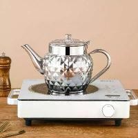 ราคา 7R0กาน้ำชาสแตนเลส 304 กาน้ําชา หม้อกาแฟ กาน้ำชา รูปสี่เหลี่ยมขนมเปียกปูน กาสแตนเลสสวยหรู กาน้ำสแตนเลส กาน้ำพกพา กาน้ำร้อนสแตนเลสแท้ ทนทานกา kettle (1732300073016003122)