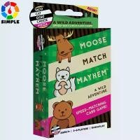 ราคา Moose Match Mayhem - by Taco Cat Goat Cheese Pizza – A Wild Adventure, Speed-Matching Card Game! (1731649256973568295)