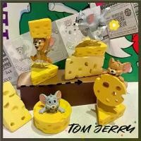 ราคา ของเล่น Tom and Jerry, ของตกแต่งภายในรถยนต์, ฟิกเกอร์ Cheese Tom และ Jerry ของแท้, โมเดเดเดสกากหมู, โมเดลตั้งโต๊ะ (1731657487309375342)