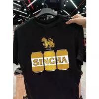 ราคา Singha Beer Singha Lemon Soda เสื้อยืดเบียร์สิงห์ S-5XL (1731852205398459499)