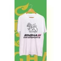ราคา NEW Singha Beer Singha Lemon Soda เสื้อยืดเบียร์สิงห์Size เสื้อยืดคอตตอน กระบวนการพิมพ์ T SHIRT (1731309653383415078)
