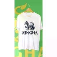ราคา NEW Singha Beer Singha Lemon Soda เสื้อยืดเบียร์สิงห์Size เสื้อยืดคอตตอน กระบวนการพิมพ์ T SHIRT (1731730515880150051)