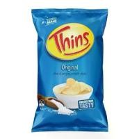 ราคา [พร้อมส่ง] ทินส์ มันฝรั่งแผ่นบางกรอบรสดั้งเดิม Thins Original Thin & Crispy Potato Chips 45g. (1732324327841040402)