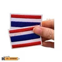 ราคา ป้ายผ้าธงชาติไทย โลโก้ธงชาติไทย ปักใส่เสื้อ ป้ายติดเสื้อ | KCampus Stationery (1732171812978263856)