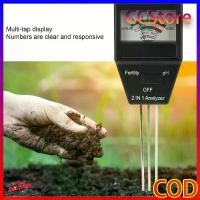 ราคา WildFree- เครื่องตรวจดิน เครื่องวัดค่าดิน ph 2 in 1 วัดค่าปุ๋ย NPK เครื่องวัดกรดด่างของดิน Soil PH Meter and Fertility tester (1730234288202877025)