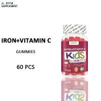 ราคา VITA IRON+VITAMIN C Supplement GUMMIES ธาตุเหล็กและวิตามินซีอาหารเสริมเด็ก วิตามิน (1731976053807417321)
