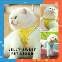 ราคา [จัดส่งทันที] [ พร้อมส่ง] สายจูงแมว Jelly Sweets Pet Leash สายจูงสุนัข (1731255561862939973)
