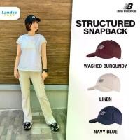 ราคา New Balance Collection นิวบาลานซ์ หมวกแก็ป แฟชั่น หมวก NB UX 6 Panel Structured Snapback LAH41013 LIN / MCR / NNY (1100) (1730306434332723482)