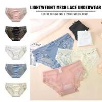 ราคา lingerie กางเกงชั้นในเอวต่ำ ใส่สบาย เซ็กซี่ ดีไซเนอร์ กางเกงในลูกไม้เซ็กซี่ เป้าผ้าฝ้ายระบายอากาศ ดีไซน์เอวต่ำ [COD] (1732266325264140001)