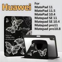 ราคา for เคส Huawei MatePad SE11 se10.4 เคส หัวเว่ย MatePad 11 / 10.4 หัวเว่ย matepad 11.5 /11.5”S matepad pro10 8 matepad pro11 Magnetic Cover butterfly for Huawei case (1731519528440858512)