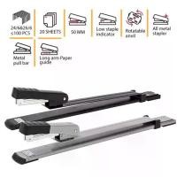 ราคา COD เครื่อง เย็บ กระดาษ ตัวยาว เย็บลึก เย็บ มุงหลังคา เดลี่ Deli 0334 Long Reach Stapler ที่ เย็บ กระดาษ ลึก แม็ก เดลิ (1731998447057995735)