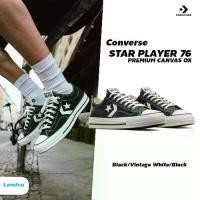 ราคา Converse คอนเวิร์ส รองเท้าผ้าใบ รองเท้าหนัง UX Star Player 76 OX A06204CF3BKXX (3300) (1729702378340124954)