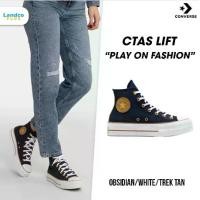 ราคา Converse คอนเวิร์ส รองเท้าผ้าใบ รองเท้าลำลอง W Chuck Taylor All Star Lift Play On HI A08860CWS4NAXX (3200) (1730306160765733146)