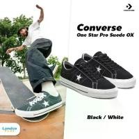 ราคา 【One Star สุดเท่】Converse คอนเวิร์ส รองเท้าผ้าใบ รองเท้าสเก็ตบอร์ด รองเท้าสีดำ [เชือกมี 2 สี] UX One Star ProSuede OX 171327CF1BKXX (2790) (1729654942983686426)