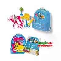 ราคา DOCTOR SUITCASE ชุดคุณหมอของเล่น แบบกระเป๋าเป้ กระเป๋าล้อลาก พร้อมอุปกรณ์คุณหมอมากมาย สไตล์ใหม่ๆ น่ารักมากเลยค่ะ (1729706306346781176)