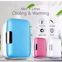 ราคา ตู้เย็นมินิ ตู้เย็นเล็กแบบพกพา Mini-Refrigerator 4L พกพาสะดวก ใช้ได้ทั้งรถยนต์เท่านั้น ขนาด ลิตร. (1732401294059669029)