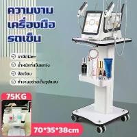ราคา 【Professional stand ABS】รถเข็นสำหรับร้านเสริมสวย รถเข็นรักษาโรงพยาบาลรถเข็น รถเข็นร้านเสริมสวย ร้านเสริมสวยโต๊ะวางอุปกรณ์ทำหน้า รถเข็นความงาม Salon Trolley 70*35*38cm รถเข็นสำหรั (1729746317209274525)