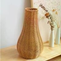ราคา [พร้อมส่ง] Bamboo แจกันหวายเทียม แจกันดอกไม้ ใส่ดอกไม้แห้ง แจกัน แจกันตกแต่งห้อง แจกันหวายสวยงาม แจกันหวาย วัสดุหวายเทียม มีให้เลือก2ขนาด Rattan vase รหัส RA-FD601/602 (1732268813944719292)
