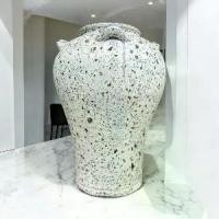 ราคา Vaseแจกันดินเผาทรงไห สีวินเทจ เก่า ๆ มีหู 4 หู ขนาด 25 x 31 cm. (1731859945474393431)