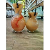 ราคา Red & Brown Marble Look Vase แจกันสีทรงน้ำเต้า สีน้ำตาลแดง แจกันไซส์ใหญ่แถมไซส์เล็ก (1729740762775194548)
