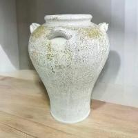 ราคา Vaseแจกันดินเผาทรงไห วินเทจสไตล์ มีหู 4 หู ขนาด 25 x 31 cm. (1731160473911986519)