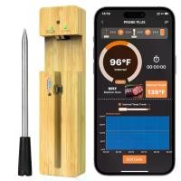 ราคา 600FT Wireless Meat Thermometer, Smart Bluetooth Meat Probe, Digital Meat Thermometer for Oven, BBQ (1732417550501185158)
