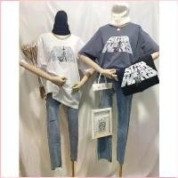 ราคา Rejoicing415shop ขายดี พร้อมส่งเสื้อยืดโอเวอร์ไซส์ ซาร่า Star wars (1729755330294549184)