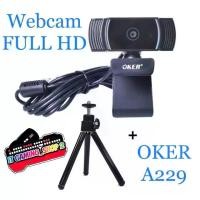 ราคา กล้องWebcam PC/Notebook Webcam OKER A229 มีขาตั้งกล้อง ความละเอียด Full HD 1080P >>รับประกัน 1ปี >>ส่งไว (1730709966044760939)