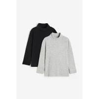 ราคา H&M(เอชแอนด์เอ็ม) เสื้อคอเต่าแพ็ค 2 ชิ้น เด็กผู้ชาย 1129572_1 (1732392933394777979)