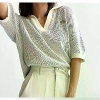 ราคา Kate polo knitting เสื้อนิ๊ตติ้งpolo ขายดี (1732152732425487595)