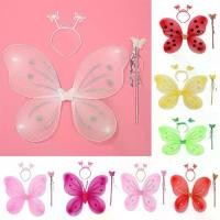 ราคา อุปกรณ์ปาร์ตี้ DIY, oenyesone, ชุดแต่งกาย, ชุดแฟนซี, ปีกนางฟ้า, ผีเสื้อกลิตเตอร์, 3 ชิ้น / ชุด (1731981388491425360)