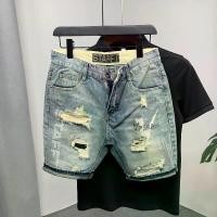 ราคา กางเกงยีนส์ทรงสลิม สีฟ้าอ่อน ซักได้ ฤดูร้อน ใหม่ อินเทรนด์ แฟชั่นผู้ชาย สไตล์ส่วนบุคคล กางเกงขาสั้น ขาด 4 จุด บุคลิกภาพ ลีวายส์ เเท้มือสอง ยีนส์ คาโก้ กางเกง b ว c hara เสื้อ (1731228297899050316)