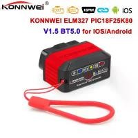 ราคา KW905 ELM327 V1.5 PIC18F25K80 เครื่องสแกน OBD2 Bluetooth 5.0 สำหรับ Android/iOS เครื่องมือวินิจฉัยรถยนต์ ELM 327 OBD 2 (1731924534876735361)