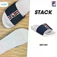 ราคา Fila Collection ฟิล่า รองเท้าแตะ รองเท้าแบบสวม สำหรับผู้ชาย M SLSTACK SDST210704M NVWH / WHNV (690) (1729587684596615450)