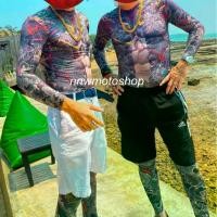 ราคา เสื้อรอยสักแขนยาว เสื้อสักลาย ชุดสักลาย ชุดรอยสัก ชุดรอยสักยากูซ่า เสื้อรอยสักยากูซ่า เสื้อรอยสักเต็มตัว กันแดด UV ใส่ดำน้ำได้ เป็นbodysuit กระชับติดตัว ผ้ายืดเต็มตัวใส่สบาย ไม่ร้อน Clothing (17296919