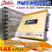 ราคา เพาเวอร์ติดรถยนต์ BOSTWICK รุ่นLAX-K K752A 2Ch. Class A กำลังขับ 200วัตต์ x 4Ch. แอมป์ฟูลเรนจ์ คุณภาพสูง เสียงดี เพาเวอร์ติดรถยนต์,เครื่องเสียงติดรถยนต์ (1729655388817099652)