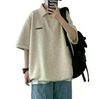 ราคา เสื้อโปโล แบรนด์แฟชั่นฤดูร้อน ทรงหลวม ครึ่งแขน แขนสั้น สไตล์ฮ่องกง เสื้อผ้าผู้ชาย Niche อเนกประสงค์ เสื้อผ้าสันทนาการ evisu เสื้อ แท้ เก รุก ใส่ stussy พิซซ่า shirts men cannibal corpse anime (1731351