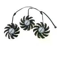 ราคา พัดลมการ์ดแสดงผล GPU, 3 ชิ้น/เซ็ต, PLD08010S12HH, สำหรับการเล่นเกม GIGABYTE RX 5600 และ 5700 XT, สำหรับการเล่นเกม GIGABYTE RX 6750XT และ 6700XT GAMING OC 12G (1732095225817433432)