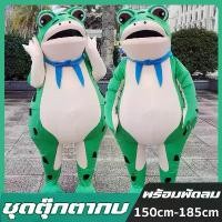 ราคา ชุดกบเขียว ชุดตุ๊กตากบ ชุดพองกบ ของเล่นบทบาทสมมุติ ชุดเป่าลม cosplay (1731406012515059473)
